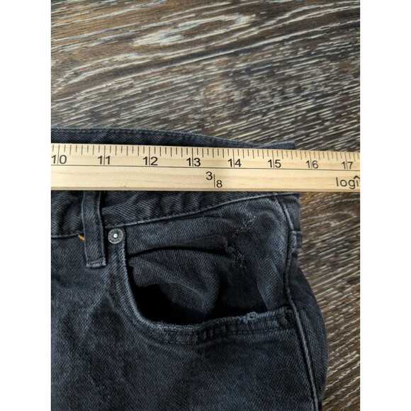 Free‎ People Lasso High Waist Straight Leg Jean Black 31x28 - Picture 7 of 8